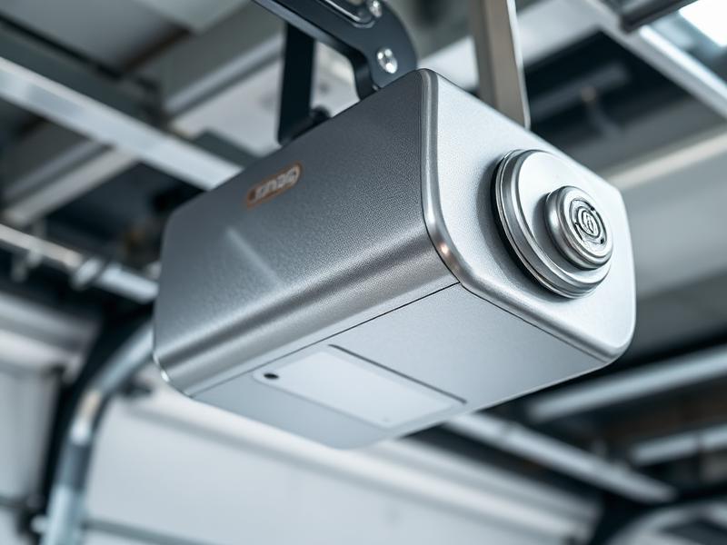 Belt drive garage door opener mechanism showing quality workmanship